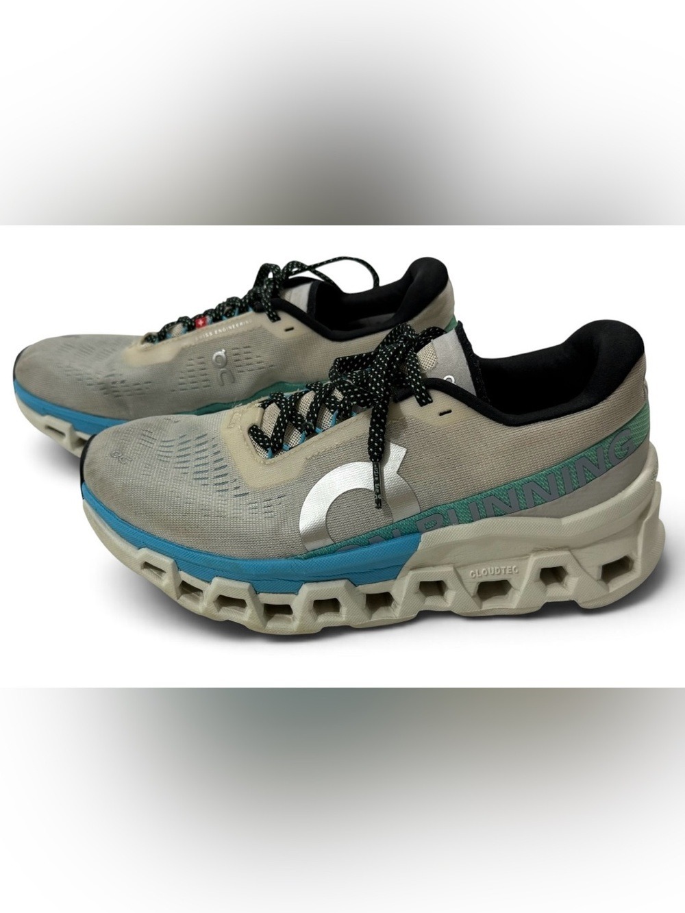 On Running Cloudmonster Women’s 9 Undyed Creek CloudTec Running Shoes